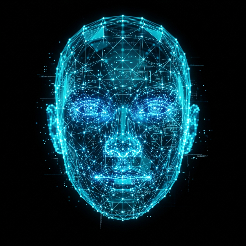AI Biometric Face Mesh